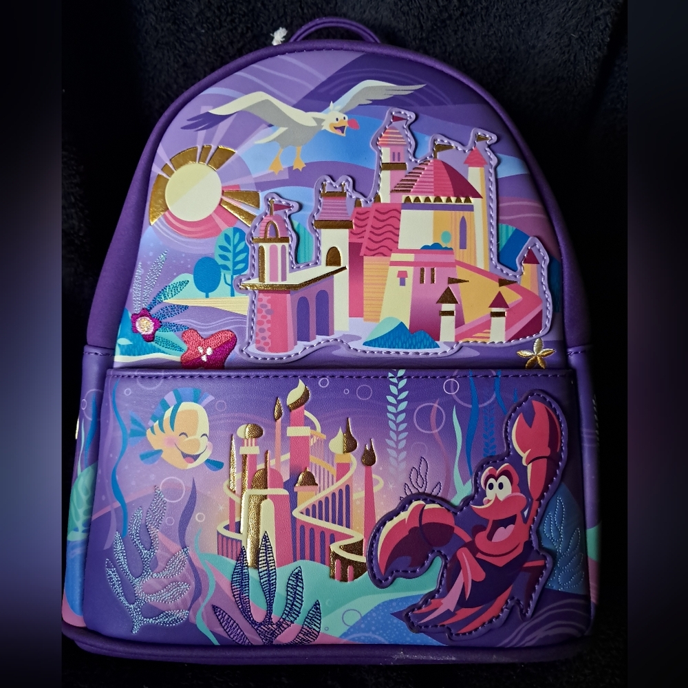 Little Mermaid Ariel Loungefly Mini Backpack